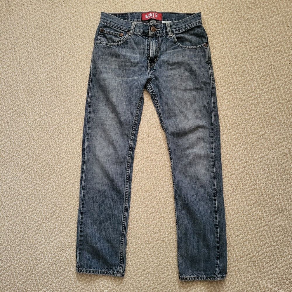 Levis 511 Skinny Blue Jeans Boys 16 Reg 28x28 Denim Mens Blue Slim